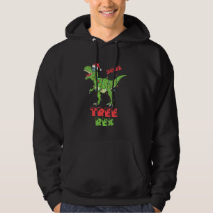 Veste À Capuche Jour de Noël Dinosaure Arbre Rex Pajamas Drôle Noë