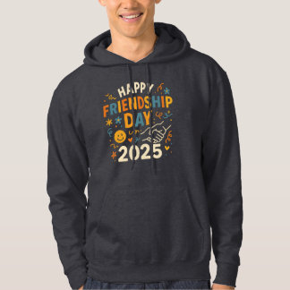 Veste À Capuche Journée de l'amitié 2025 | T-Shirt Cute Doodle Fri