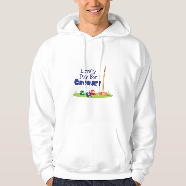 Veste À Capuche Journée du Croquet (Devant)