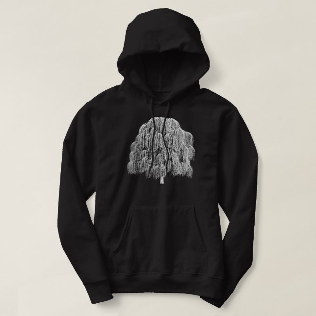 Veste À Capuche Jours d'arbor de l'arbre à saule de pleur (Design devant)