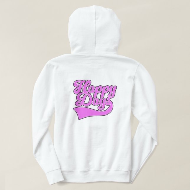 Veste À Capuche Jours heureux (Design dos)