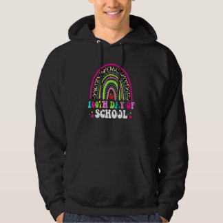 Veste À Capuche Joyeux 100ème Jour de l'école Super Arc-en-ciel En