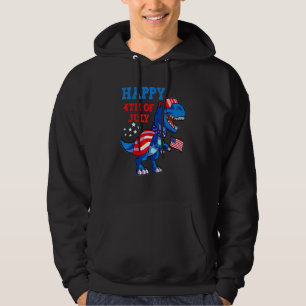Veste À Capuche Joyeux 4 juillet Enfants Garçons Dinosaure Ameris
