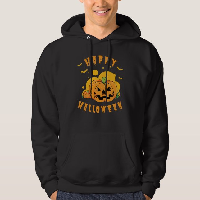 Veste À Capuche Joyeux Halloween (Devant)