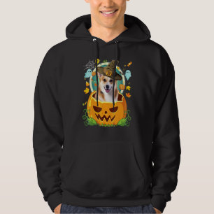 Veste À Capuche Joyeux Halloween Citrouille Chien Corgi Gallois So