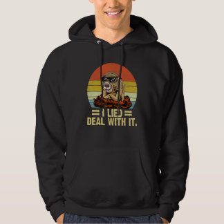 Veste À Capuche Joyeux Jour de la marmotte J'ai menti traiter avec