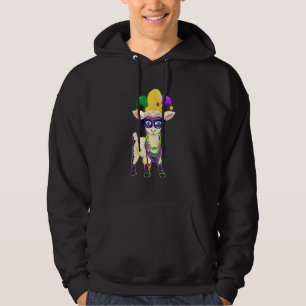 Veste À Capuche Joyeux Mardi Gras Mignonne Mouton Portant Des Perl