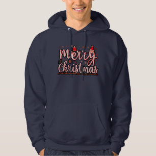 Veste À Capuche "Joyeux Noël : Conception de mode Élégance givré"