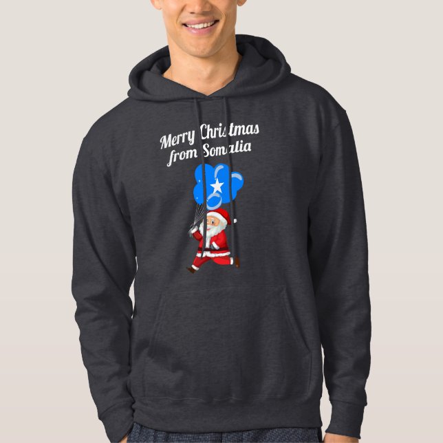 Veste À Capuche Joyeux Noël de Somlia (Devant)