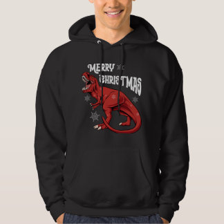 Veste À Capuche Joyeux Noël Dinosaure