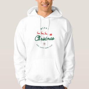 Veste À Capuche Joyeux Noël et bonne année 