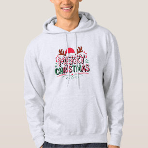 Veste À Capuche Joyeux Noël Style Festif