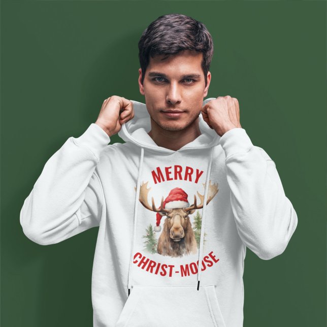 Veste À Capuche Joyeux orignal de Noël (Créateur téléchargé)