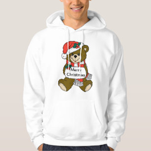 Veste À Capuche Joyeux Ours de Noël