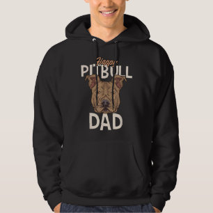Veste À Capuche Joyeux Pitbull Papa