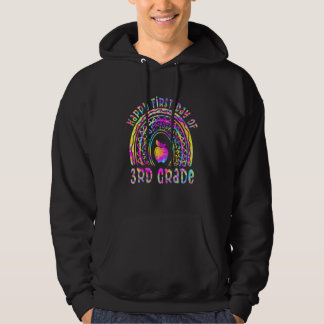 Veste À Capuche Joyeux Premier Jour De 3E Quie Dye Rainbow Retour