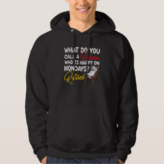 Veste À Capuche Joyeux retraité chien retraité