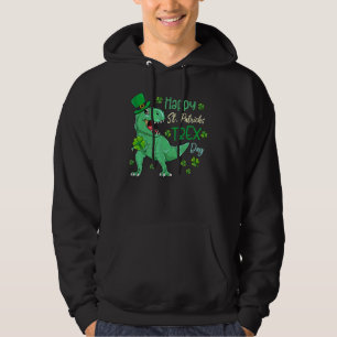 Veste À Capuche Joyeux St Pat T Rex Saint Patrick's Day Dinosaur B
