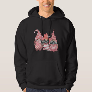 Veste À Capuche Joyeux Valentines Jour Gnome Couple Correspondant 
