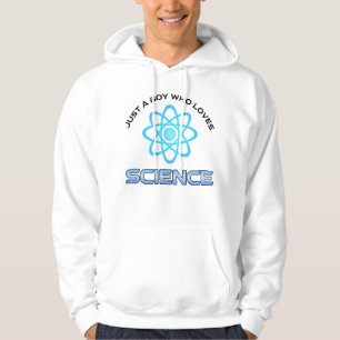 Veste À Capuche Juste un garçon qui aime la science