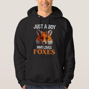 Veste À Capuche Juste Un Garçon Qui Aime Les Renards