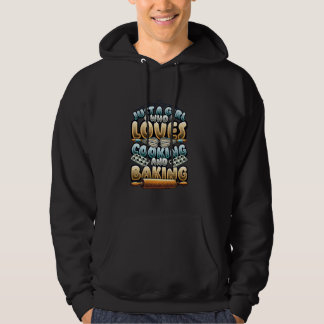 Veste À Capuche Juste Une Fille Qui Aime La Cuisine Et La Cuisson