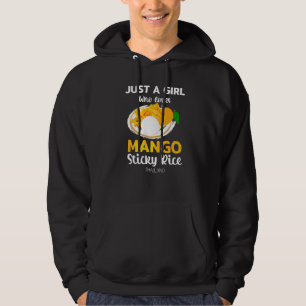 Veste À Capuche Juste Une Fille Qui Aime Le Riz Sticky Mango Thaïl