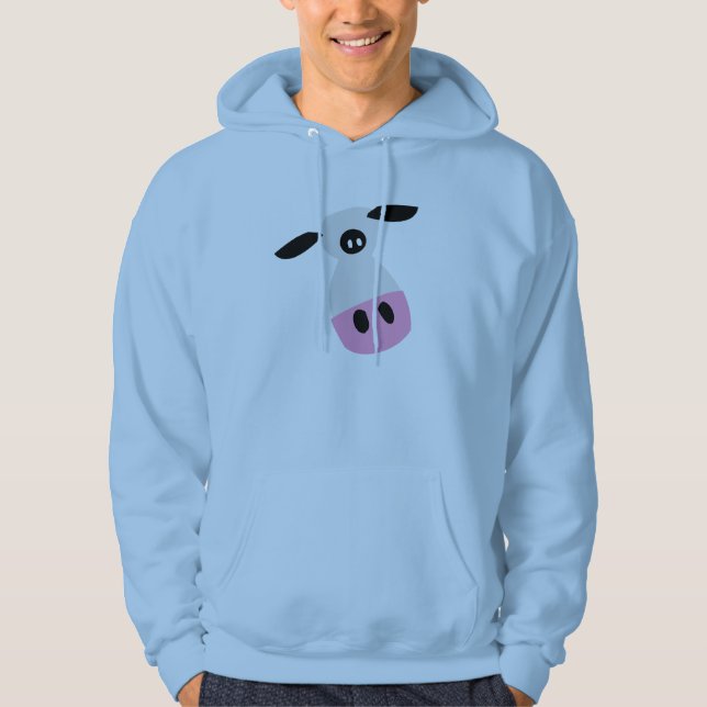 Veste À Capuche Juste une vache (Devant)