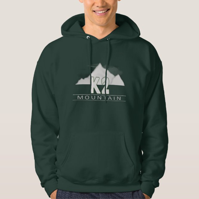 Veste À Capuche K2, Montagne, Vert (Devant)