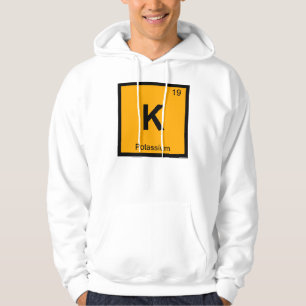 Veste À Capuche K - Chimie du potassium Symbole du tableau périodi