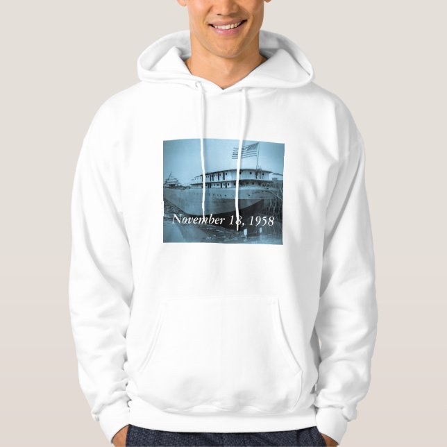 Veste À Capuche Karl D. Bradley avec des noms d'équipage (sépia (Devant)
