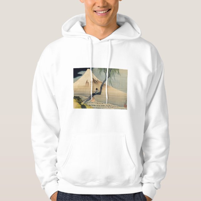 Veste À Capuche Katsushika Hokusai - Garçon regardant le Mont Fuji (Devant)