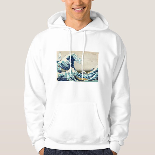 Veste À Capuche Katsushika Hokusai - La Grande vague au large de K (Devant)