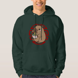 Veste À Capuche Kawaii Capybara Manger Ramen Noodles Anime