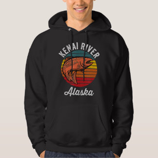 Veste À Capuche Kenai River Alaska Saumon Fishing T-ShirtLightweig