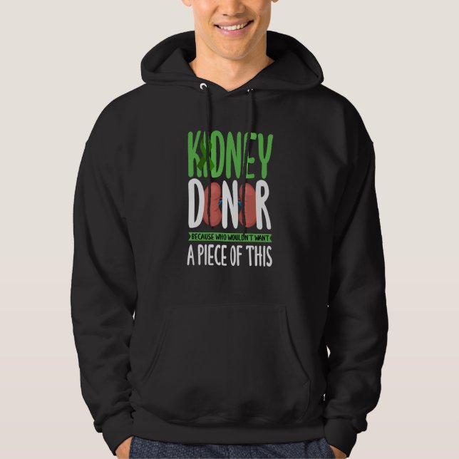 Veste À Capuche Kidney Donor Organ Transplant (Devant)