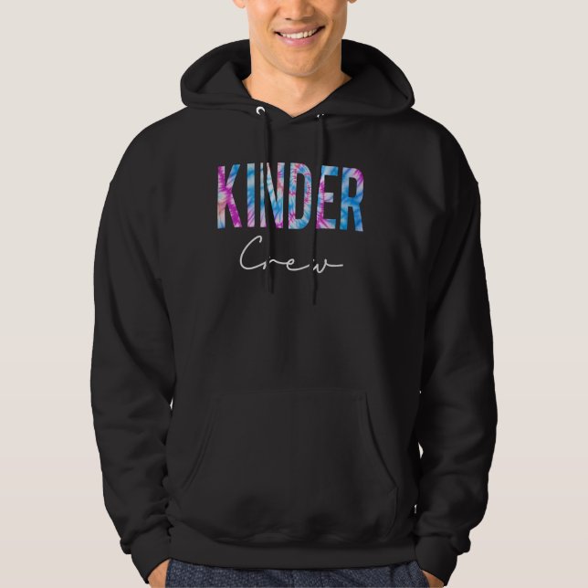 Veste À Capuche Kinder Crew Tie Dye Retour à l'école heureux premi (Devant)