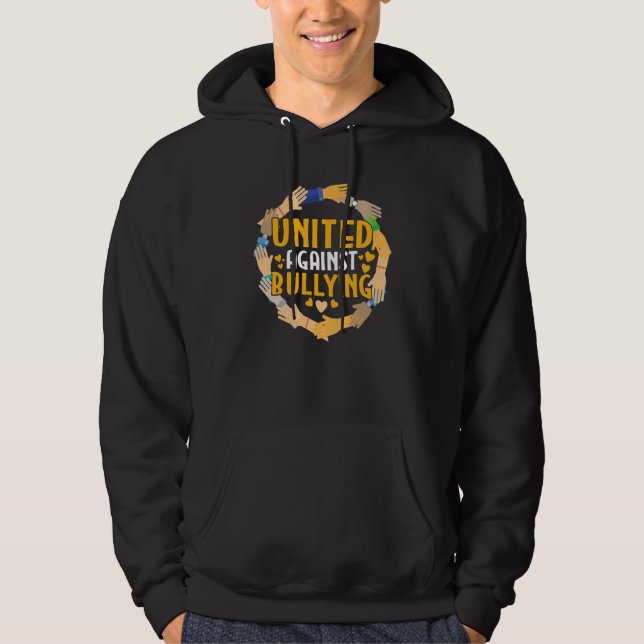 Veste À Capuche Kindness Anti Bullying Unity Day United Against Bu (Devant)