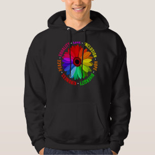 Veste À Capuche Kindness Peace Equality Love Inclusion Hope Divers