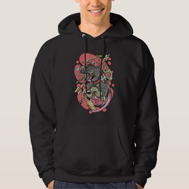 Veste À Capuche Knight Rat (Devant)