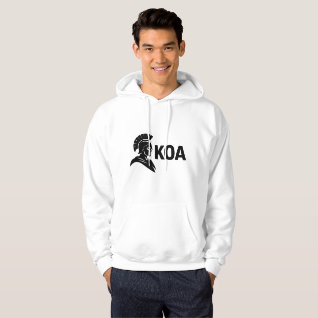 Veste À Capuche KOA Warrior Hoodie (Devant entier)
