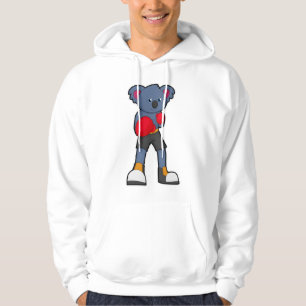 Veste À Capuche Koala à la boxe avec des gants de boxe