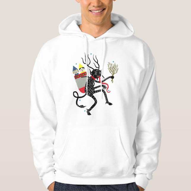 Veste À Capuche Krampus vintage (Devant)