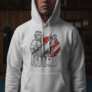 Veste À Capuche Kudo Art Martial - Combattant et Conception Kanji