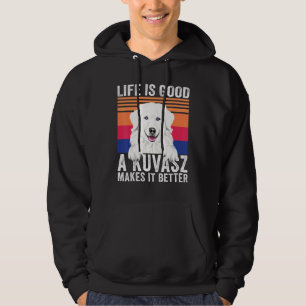 Veste À Capuche Kuvaszok Rend Votre Vie Bonne Vintage