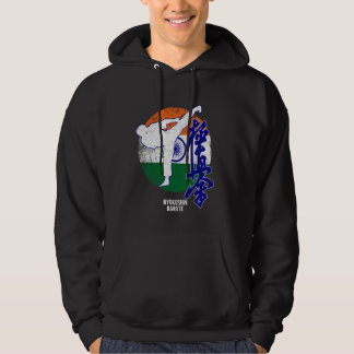 Veste À Capuche Kyokushin Inde Karate Drapeau indien Kyokushinkai 