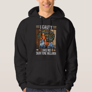 Veste À Capuche La Beauté N'A Pas De Tone Peau Melanin Vintage Bla