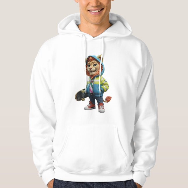 Veste À Capuche La Bête Élégante (Devant)