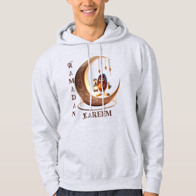 Veste À Capuche La combinaison parfaite de la mode et Islam Tee (Devant)