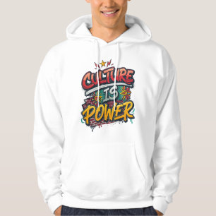 Veste À Capuche La culture est le pouvoir T-shirt à capuche Mois d